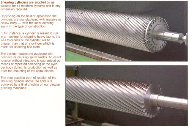 Shearing cylinders(shearing blades)